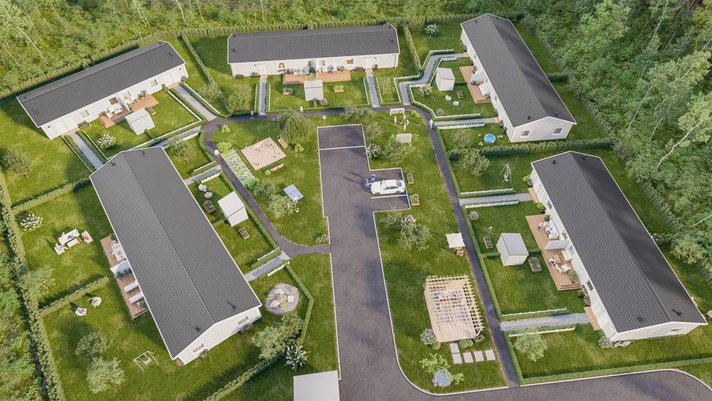 Недвижимость в Fyrklovergatan - Hustyp Cleo — смотрите на поисковике недвижимости GEOLN.COM. Фото 1