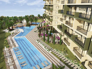 公寓 1 卧室 50 平方米，位于土耳其阿拉尼亚 — 来自开发商和业主的房地产搜索引擎 GEOLN.COM. 照片 7