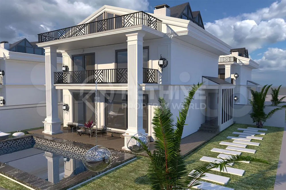 现代、宽敞、明亮的土耳其海景别墅 — 来自开发商和业主的房地产搜索引擎 GEOLN.COM. 照片 1