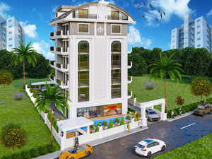 公寓 1 卧室 57 平方米，位于土耳其阿拉尼亚 — 来自开发商和业主的房地产搜索引擎 GEOLN.COM. 照片 5