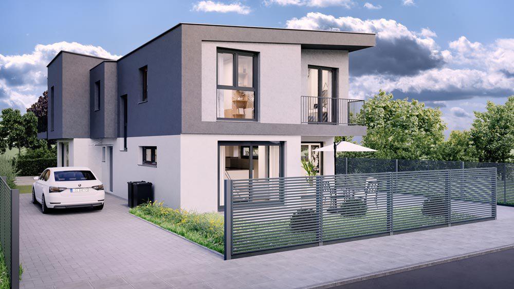 Real estate in  DOPPELHAUS IN SCHWARLACKENAU — look at the real estate search engine GEOLN.COM. Photo 1