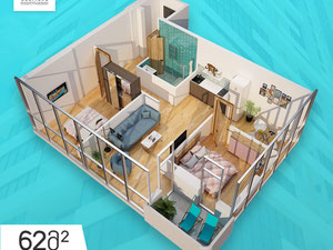 Нерухомість в Batumi Sunrise Residence — дивіться на пошуковику нерухомості GEOLN.COM. Фото 43