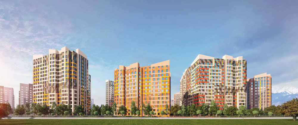 Immobilien in Riviera in Almaty — Schauen Sie sich die Immobiliensuchmaschine GEOLN.COM an. Foto 1