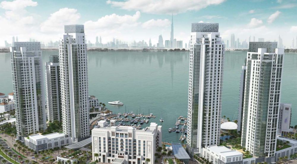 Real estate in Dubai Creek Residences — look at the real estate search engine GEOLN.COM. Photo 1