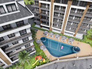 Apartment 1 bedroom 62 m² in Alanya, Turkey — Find off-plan property or real estate resale directly from developers and owners GEOLN.COM. Photo 2