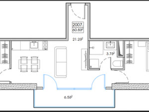在巴图米的2间全家具卧室公寓 — 来自开发商和业主的房地产搜索引擎 GEOLN.COM. 照片 2