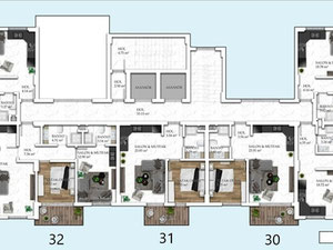 ბინა 1 ოთახიანი 55 მ² ალანიაში, თურქეთი — უძრავი ქონების ყიდვა და მფლო ბელებისგან GEOLN.COM. ფოტო 34