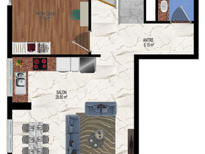 ბინა 1 ოთახიანი 55 მ² ალანიაში, თურქეთი — უძრავი ქონების ყიდვა და მფლო ბელებისგან GEOLN.COM. ფოტო 48