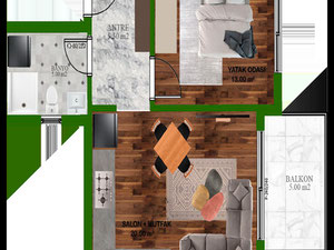 Apartment 1 bedroom 50 m² in Alanya, Turkey — Find off-plan property or real estate resale directly from developers and owners GEOLN.COM. Photo 25