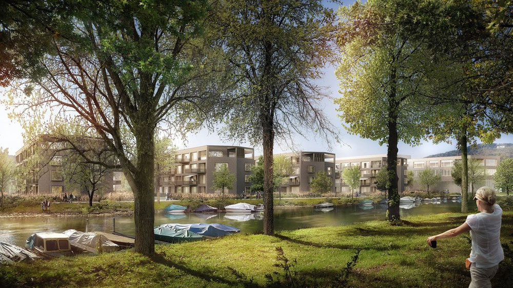 Nieruchomości w Zihl Nidau – Wohnen am Wasser — spójrz na wyszukiwarkę nieruchomości GEOLN.COM. Zdjęcie 1