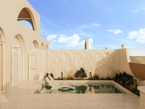 现代别墅两间卧室 — 来自开发商和业主的房地产搜索引擎 GEOLN.COM. 照片 5