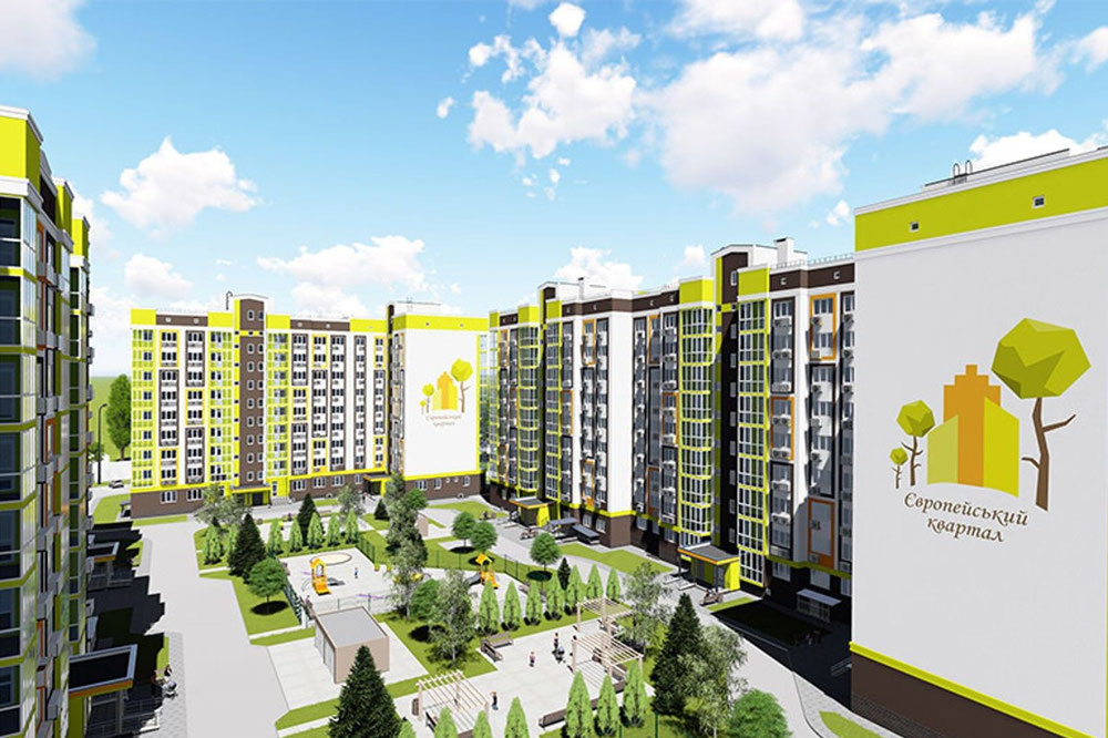 Real estate in Yevropeyskyy kvartal — look at the real estate search engine GEOLN.COM. Photo 1