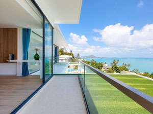 Велика 5-кімнатна вілла з басейном та видом на море в житловому комплексі на схилі — Пошуковик нерухомості від забудовників і власників GEOLN.COM. Фото 36