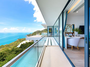 მოდერნული 4 საძინებელი აუზის ვილა პანორამული ოკეანის ხედით ჩავენგში — უძრავი ქონების ყიდვა და მფლო ბელებისგან GEOLN.COM. ფოტო 44