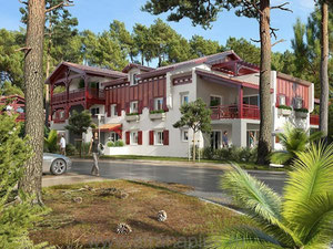 湖边的公寓，在法国的海边，里昂德朗德 — 来自开发商和业主的房地产搜索引擎 GEOLN.COM. 照片 4