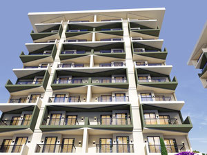 公寓 1 卧室 50 平方米，位于土耳其阿拉尼亚 — 来自开发商和业主的房地产搜索引擎 GEOLN.COM. 照片 4