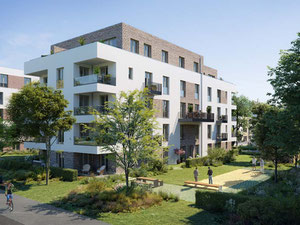 房地产在 Stadtgärten Bad Vilbel - Eigentumswohnungen — look at the real estate search engine GEOLN.COM. 照片 2