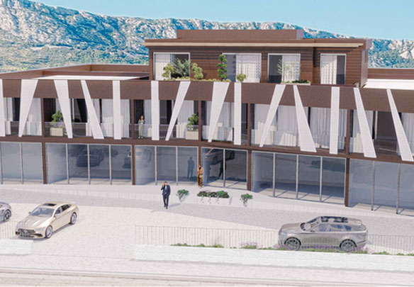 КОМЕРЦІЙНО ЖИТЛОВИЙ ОБ'ЄКТ У ПРИГОРОДІ СПЛІТУ