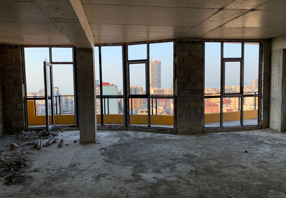 White frame in Batumi