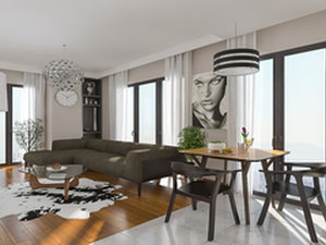 Turquía. Estambul. Nuevo complejo residencial Motivada, apartamento de 82m2 en el distrito de Şişli. — Encuentre propiedades fuera del plan o reventa de bienes inmuebles directamente de desarrolladores y propietarios GEOLN.COM. Foto 7