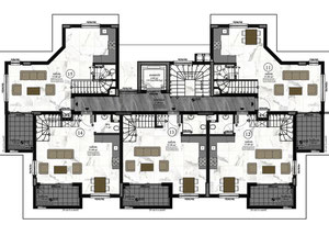 公寓 1 卧室 55 平方米，位于土耳其阿拉尼亚 — 来自开发商和业主的房地产搜索引擎 GEOLN.COM. 照片 15