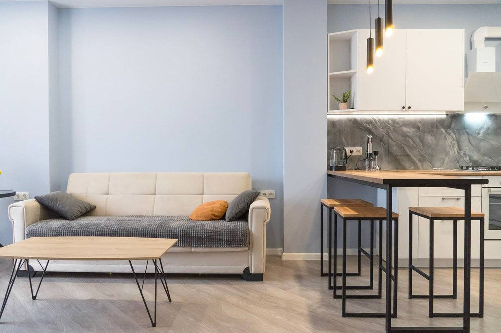 Modern three-room apartment near Old Batumi, with a functional layout and beautiful views of the city. — Find off-plan property or real estate resale directly from developers and owners GEOLN.COM. Photo 1