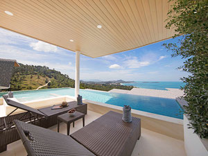 宽敞的4卧室泳池别墅，俯瞰山脉和大海 — 来自开发商和业主的房地产搜索引擎 GEOLN.COM. 照片 38