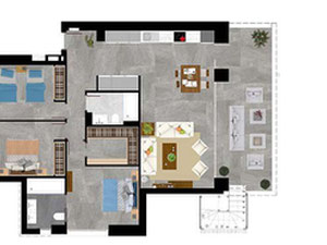Apartment 3 bedrooms 137 m² in La Quinta, Spain — Find off-plan property or real estate resale directly from developers and owners GEOLN.COM. Photo 47
