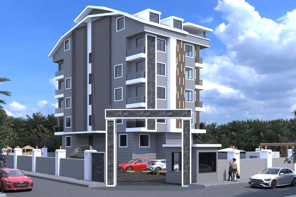 公寓 1 卧室 55 平方米，位于土耳其阿拉尼亚 — 来自开发商和业主的房地产搜索引擎 GEOLN.COM. 照片 1