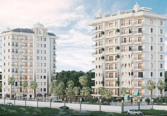 Piso 1 habitación 53 m² en Alanya