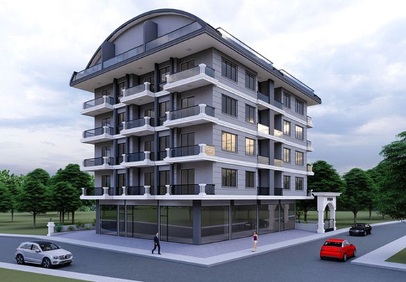 Апартаменти 1 спальня 43 м² в Аланії, Туреччина