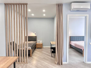 Modern three-room apartment near Old Batumi, with a functional layout and beautiful views of the city. — Find off-plan property or real estate resale directly from developers and owners GEOLN.COM. Photo 7