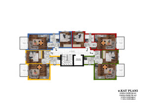 Apartment 1 bedroom 50 m² in Alanya, Turkey — Find off-plan property or real estate resale directly from developers and owners GEOLN.COM. Photo 11