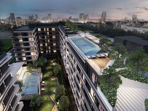 房地产在 Ideo Mobi Sukhumvit 40 — look at the real estate search engine GEOLN.COM. 照片 2