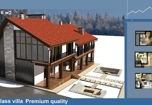 Продаються два прекрасних об'єкти (один ділянка) на гірськолижному курорті в м. Бакуріані