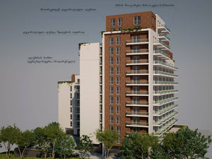 უძრავი კონება Krtsanisi Twins — გადახედეთ უძრავი ქონების საძიებო სისტემას GEOLN.COM. ფოტო 5