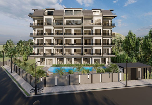 Piso 1 habitación 49 m² en Alanya, Turquía