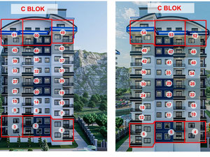公寓 1 卧室 51 平方米，位于土耳其阿拉尼亚 — 来自开发商和业主的房地产搜索引擎 GEOLN.COM. 照片 4
