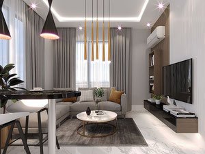 公寓 1 卧室 50 平方米，位于土耳其阿拉尼亚 — 来自开发商和业主的房地产搜索引擎 GEOLN.COM. 照片 52