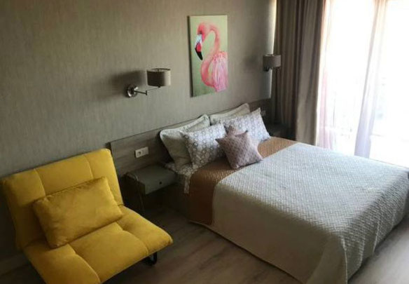 欧尔比海滩塔的公寓