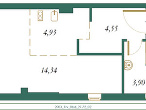 נדל"ן ב В престижном жилом комплексе «Эдельвейс» предлагаются к продаже современные квартиры-студии  — עיין במנוע חיפוש הנדל"ן GEOLN.COM. תמונה 17