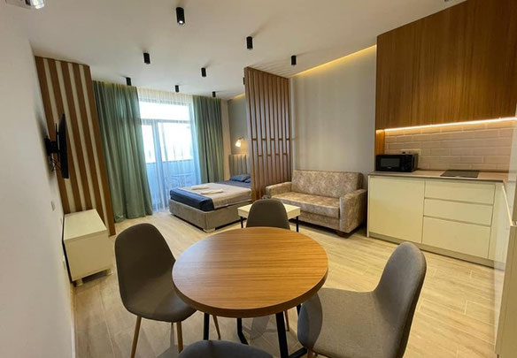 Apartament ze wspaniałym widokiem na morze i miasto