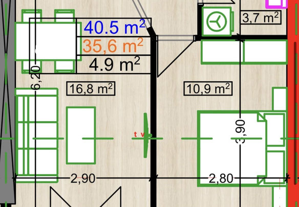 Квартири, чорний каркас ЖК Aquamarine