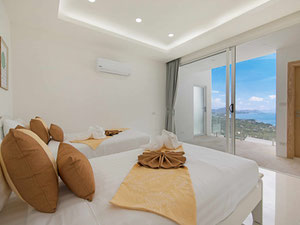 宽敞的4卧室泳池别墅，俯瞰山脉和大海 — 来自开发商和业主的房地产搜索引擎 GEOLN.COM. 照片 17