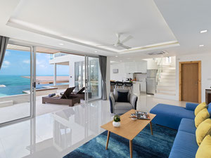 პრემიუმ 4 საძინებელი აუზის ვილა ოკეანისა და მთების ხედებით — უძრავი ქონების ყიდვა და მფლო ბელებისგან GEOLN.COM. ფოტო 39