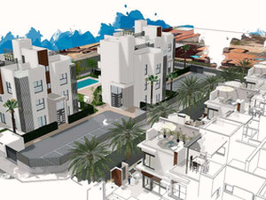 顶层公寓 2 卧室 87 平方米，位于西班牙圣地亚哥德拉里贝拉 — 来自开发商和业主的房地产搜索引擎 GEOLN.COM. 照片 6