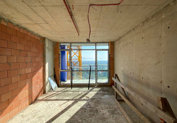 Продается студия в черном каркасе в комплексе LemonGarden