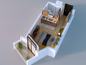 房地产在 Galileo Batumi — look at the real estate search engine GEOLN.COM. 照片 7