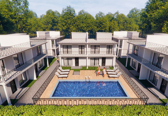 巴统待售的 3 层豪华联排别墅