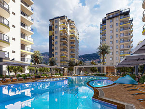 公寓 1 卧室 52 平方米，位于土耳其阿拉尼亚 — 来自开发商和业主的房地产搜索引擎 GEOLN.COM. 照片 6